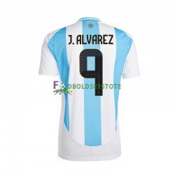 Argentina Trøje Julian Alvarez 9 Copa America Hjemmebane 2024 Kort ærmer ,Mænd