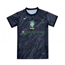 Brasilien Trøje Copa America Målmand Udebane 2024 Kort ærmer ,Mænd