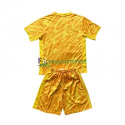 Holland Trøje Målmand Udebane Euro 2024 Kort ærmer ,Børn Fodboldsæt