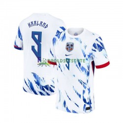 Norge Trøje Erling Haaland 9 Udebane 2024 Kort ærmer ,Mænd