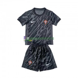 Portugal Trøje Målmand Udebane Euro 2024 Kort ærmer ,Børn Fodboldsæt