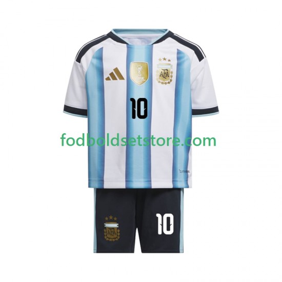 Argentina Trøje Lionel Messi 10 Hjemmebane World Cup 2026 Kort ærmer ,Børn Fodboldsæt