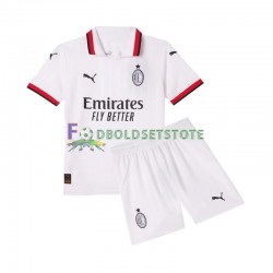 AC Milan Trøje Udebane 2024-2025 Kort ærmer ,Børn Fodboldsæt