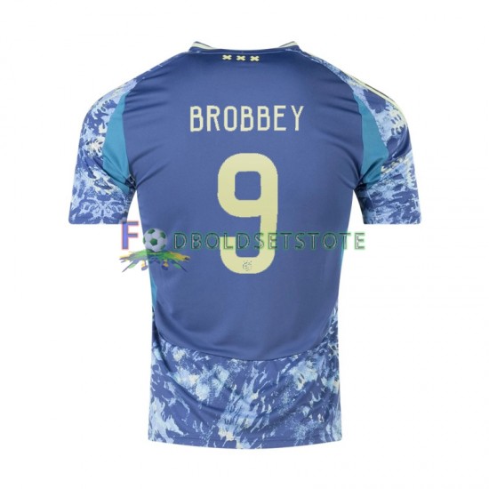 AFC Ajax Trøje Brian Brobbey 9 Udebane 2024-2025 Kort ærmer ,Mænd AFC Ajax Trøje Brian Brobbey 9 Udebane 2024-2025 Kort ærmer ,Mænd