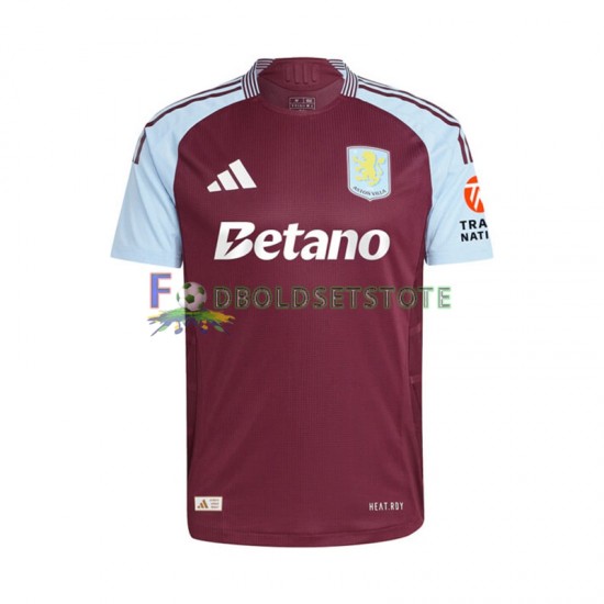 Aston Villa Trøje Hjemmebane 2024-2025 Kort ærmer ,Mænd Aston Villa Trøje Hjemmebane 2024-2025 Kort ærmer ,Mænd