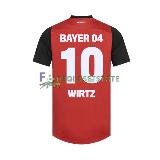 Bayer 04 Leverkusen Trøje Florian Wirtz 10 Hjemmebane 2024-2025 Kort ærmer ,Mænd Bayer 04 Leverkusen Trøje Florian Wirtz 10 Hjemmebane 2024-2025 Kort ærmer ,Mænd