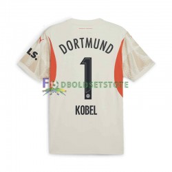 Borussia Dortmund Trøje Gregor Kobel 1 Målmand Hjemmebane 2024-2025 Kort ærmer ,Mænd