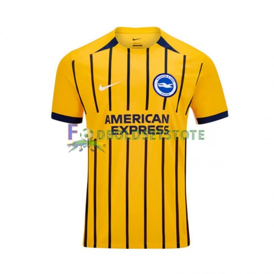 Brighton Hove Albion Trøje Udebane 2024-2025 Kort ærmer ,Mænd Brighton Hove Albion Trøje Udebane 2024-2025 Kort ærmer ,Mænd