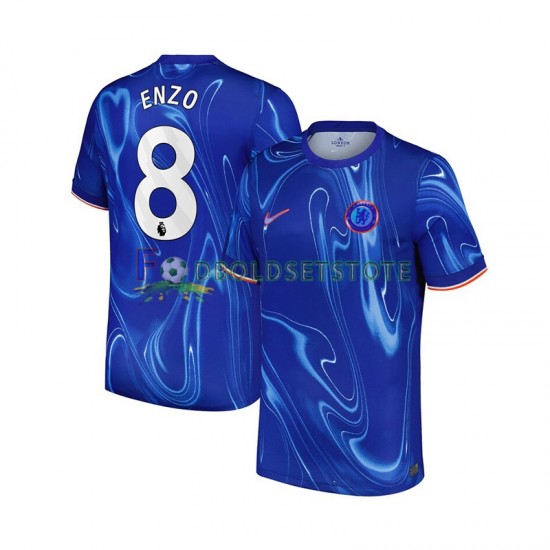 Chelsea Trøje Enzo 8 Hjemmebane 2024-2025 Kort ærmer ,Mænd Chelsea Trøje Enzo 8 Hjemmebane 2024-2025 Kort ærmer ,Mænd