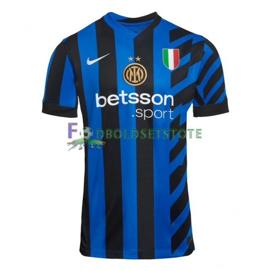 Inter Milan Trøje Hjemmebane 2024-2025 Kort ærmer ,Mænd Inter Milan Trøje Hjemmebane 2024-2025 Kort ærmer ,Mænd