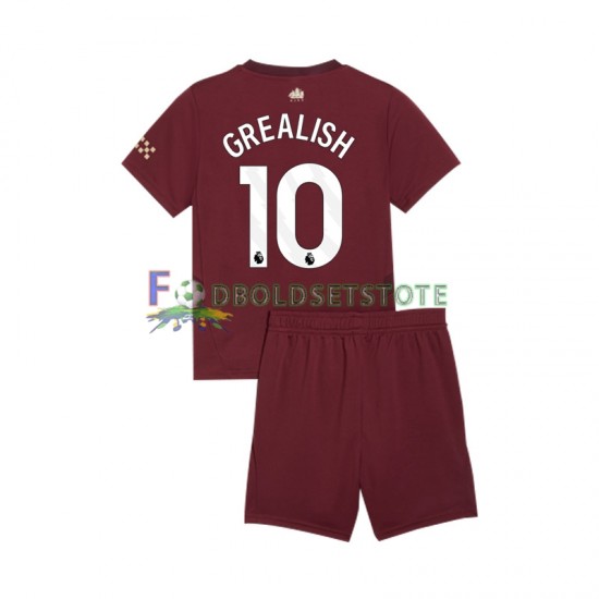 Manchester City Trøje Jack Grealish 10 3. Valg 2024-2025 Kort ærmer ,Børn Fodboldsæt Manchester City Trøje Jack Grealish 10 3. Valg 2024-2025 Kort ærmer ,Børn Fodboldsæt