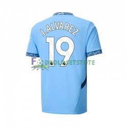 Manchester City Trøje Julian Alvarez 19 Hjemmebane 2024-2025 Kort ærmer ,Mænd