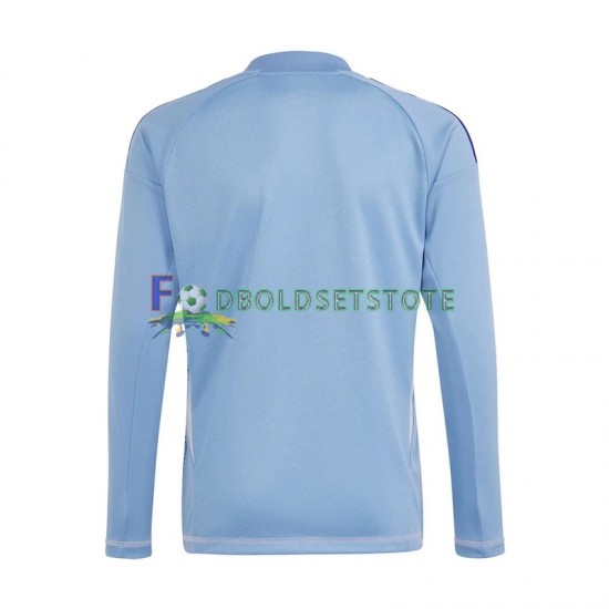 Real Madrid Trøje Blå Målmand Hjemmebane 2024-2025 Lange ærmer ,Mænd