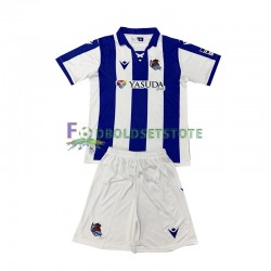 Real Sociedad Trøje Hjemmebane 2024-2025 Kort ærmer ,Børn Fodboldsæt