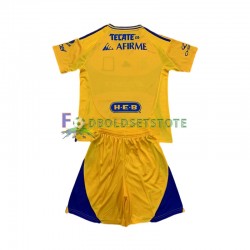 Tigres UANL Trøje Hjemmebane 2024-2025 Kort ærmer ,Børn Fodboldsæt