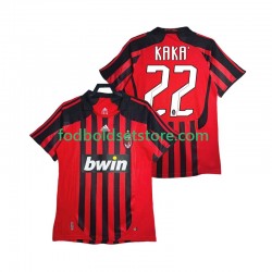AC Milan Trøje KAKA 22 2007 Retro Hjemmebane 2008 Kort ærmer ,Mænd
