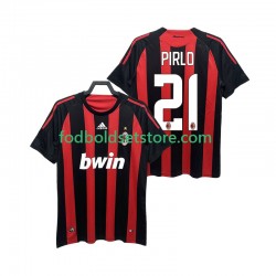 AC Milan Trøje RIRLO 21 2009 Retro Hjemmebane 2008 Kort ærmer ,Mænd