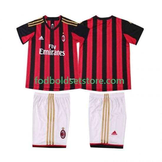 AC Milan Trøje 2013 2014 Retro Hjemmebane Kort ærmer ,Børn Fodboldsæt