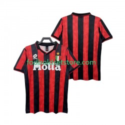 AC Milan Trøje 1993 Retro Hjemmebane 1994 Kort ærmer ,Mænd