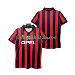 AC Milan Trøje 1995 1996 Retro Hjemmebane Kort ærmer ,Mænd
