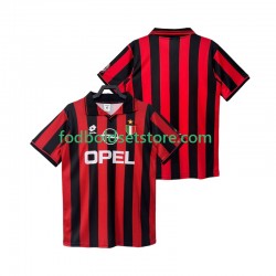 AC Milan Trøje 1996 1997 Retro Hjemmebane Kort ærmer ,Mænd