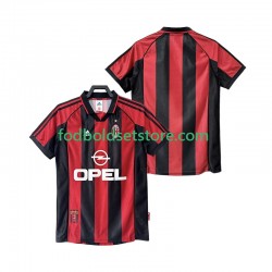 AC Milan Trøje Retro Hjemmebane 1998 1999 Kort ærmer ,Mænd