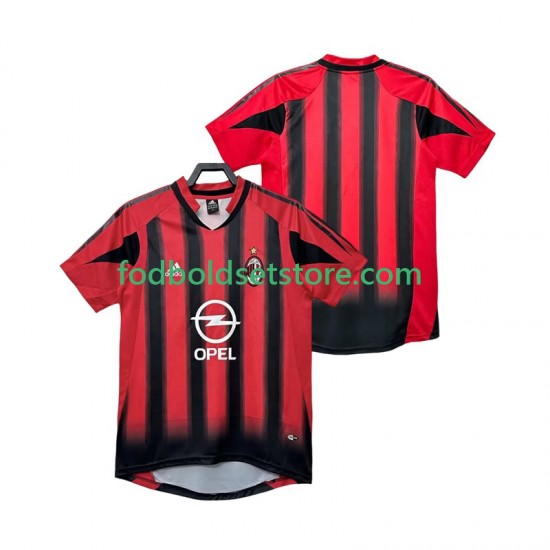 AC Milan Trøje 2005 Retro Hjemmebane 2004 Kort ærmer ,Mænd