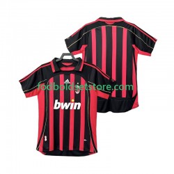 AC Milan Trøje 2007 Retro Hjemmebane 2006 Kort ærmer ,Mænd
