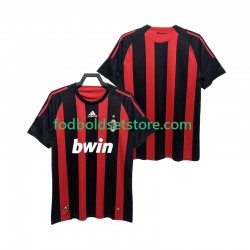 AC Milan Trøje 2009 Retro Hjemmebane 2008 Kort ærmer ,Mænd