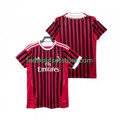 AC Milan Trøje 2012 Retro Hjemmebane 2011 Kort ærmer ,Mænd
