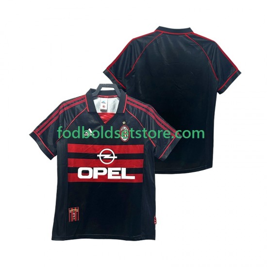 AC Milan Trøje Retro 3. Valg 1998 1999 Kort ærmer ,Mænd