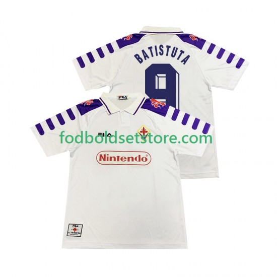 Fiorentina Trøje BASTUTA 9 Retro Udebane 1998 1999 Kort ærmer ,Mænd