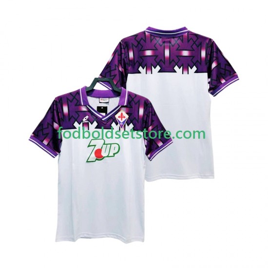 Fiorentina Trøje 1992 1993 Retro Udebane Kort ærmer ,Mænd