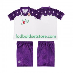 Fiorentina Trøje 1992 1993 Retro Udebane Kort ærmer ,Børn Fodboldsæt