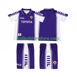 Fiorentina Trøje 2000 Retro Hjemmebane 1999 Kort ærmer ,Børn Fodboldsæt