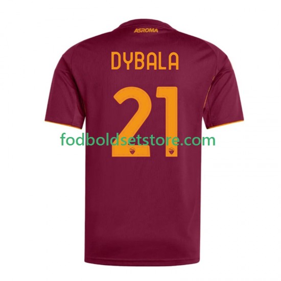 AS Roma Trøje Dybala 21 Hjemmebane 2025-2026 Kort ærmer ,Mænd