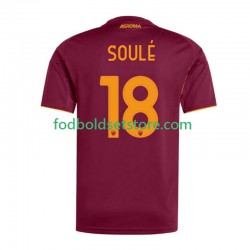 AS Roma Trøje Soule 18 Hjemmebane 2025-2026 Kort ærmer ,Mænd