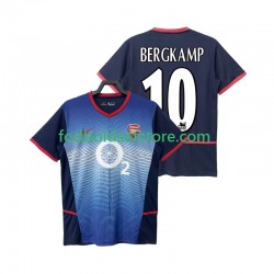 Arsenal Trøje BERGKAMP 10 Retro Udebane 2004 2002 Kort ærmer ,Mænd