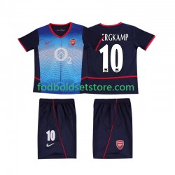 Arsenal Trøje BERGKAMP 10 Retro Udebane 2004 2002 Kort ærmer ,Børn Fodboldsæt