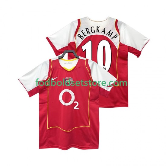 Arsenal Trøje BERGKAMP 10 2005 Retro Hjemmebane 2004 Kort ærmer ,Mænd