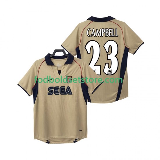 Arsenal Trøje CAMPBELL 23 2001 Retro Udebane 2002 Kort ærmer ,Mænd