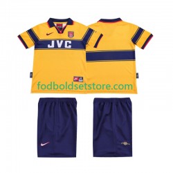 Arsenal Trøje 1997 Retro Udebane 1999 Kort ærmer ,Børn Fodboldsæt