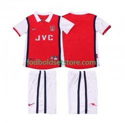 Arsenal Trøje Retro Hjemmebane 1998 1999 Kort ærmer ,Børn Fodboldsæt