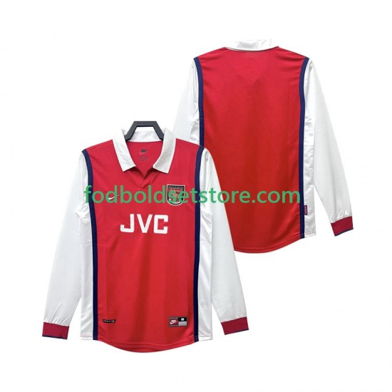 Arsenal Trøje Retro Hjemmebane 1998 1999 Lange ærmer ,Mænd