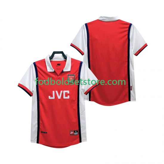 Arsenal Trøje Retro Hjemmebane 1998 1999 Kort ærmer ,Mænd