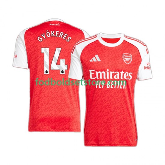 Arsenal Trøje Viktor Gyokeres 14 Hjemmebane 2025-2026 Kort ærmer ,Mænd