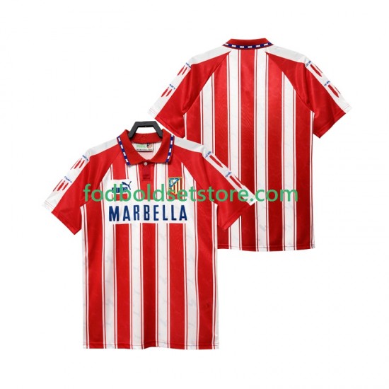 Atlético Madrid Trøje 1995 Retro Hjemmebane 1994 Kort ærmer ,Mænd