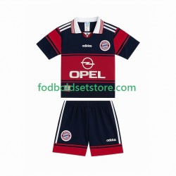 FC Bayern München Trøje 1997 Retro Hjemmebane 1999 Kort ærmer ,Børn Fodboldsæt