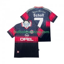 FC Bayern München Trøje Scholl 7 1997 Retro Hjemmebane 1999 Kort ærmer ,Mænd