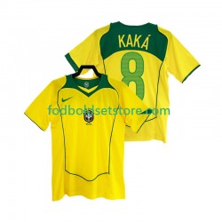Brasilien Trøje KAKA 8 Retro Hjemmebane 2004 Kort ærmer ,Mænd
